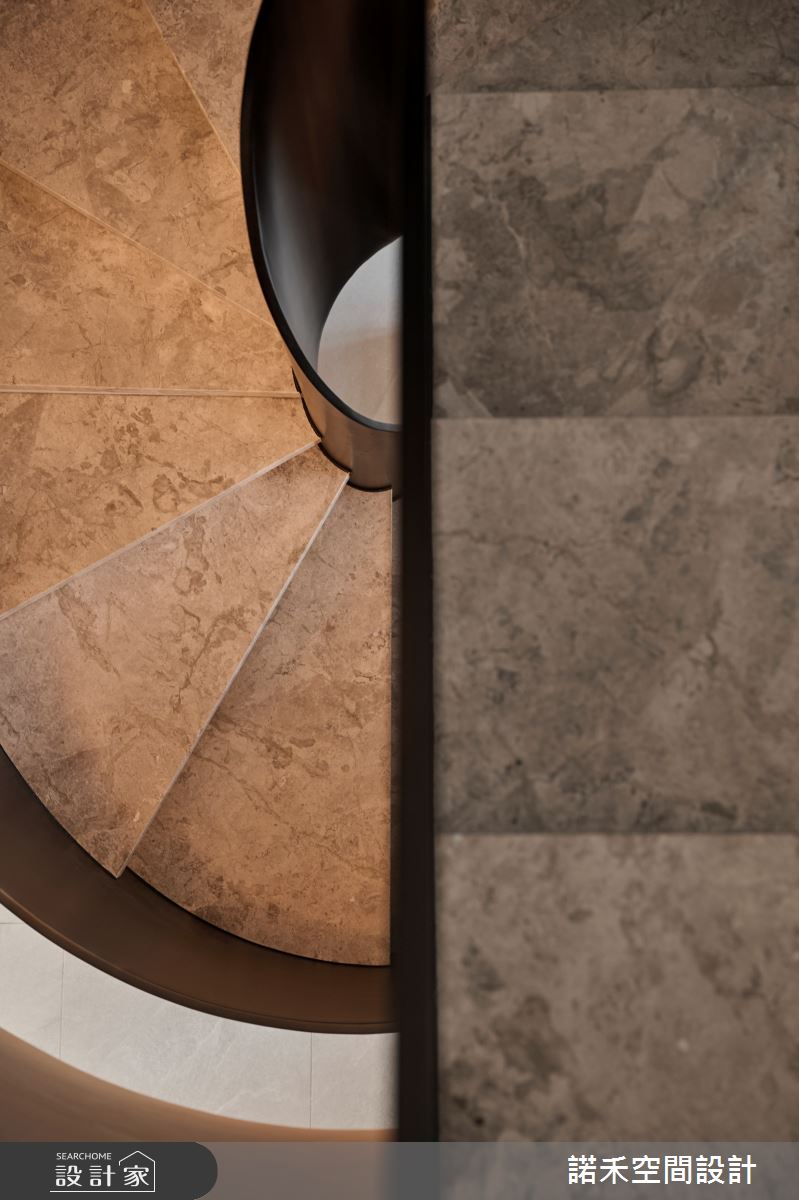 72坪新成屋(5年以下)＿混搭風樓梯案例圖片＿諾禾空間設計 上碩室內裝修＿諾禾_78.上善若水之30