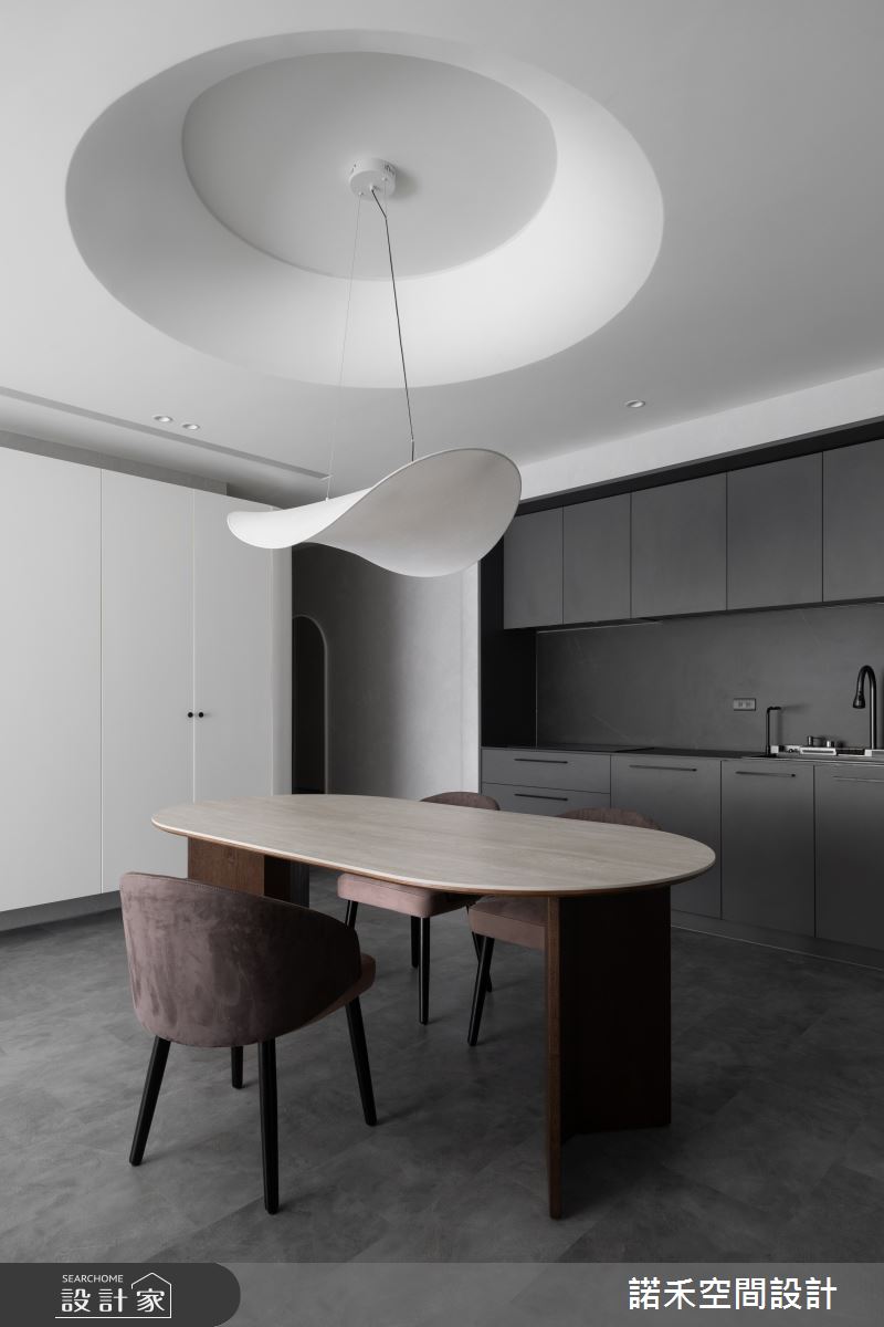 26坪新成屋(5年以下)＿侘寂風餐廳廚房案例圖片＿諾禾空間設計 上碩室內裝修＿諾禾_81.純然之7