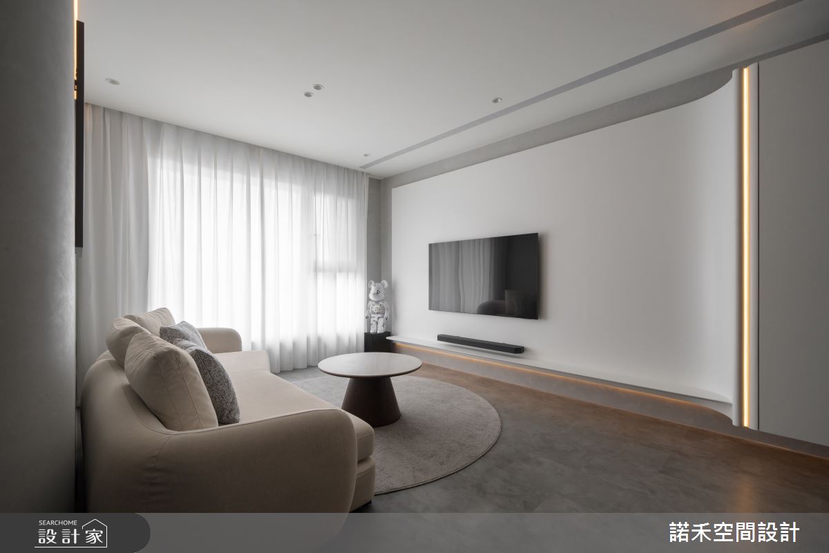 26坪新成屋(5年以下)＿侘寂風客廳案例圖片＿諾禾空間設計 上碩室內裝修＿諾禾_81.純然之10