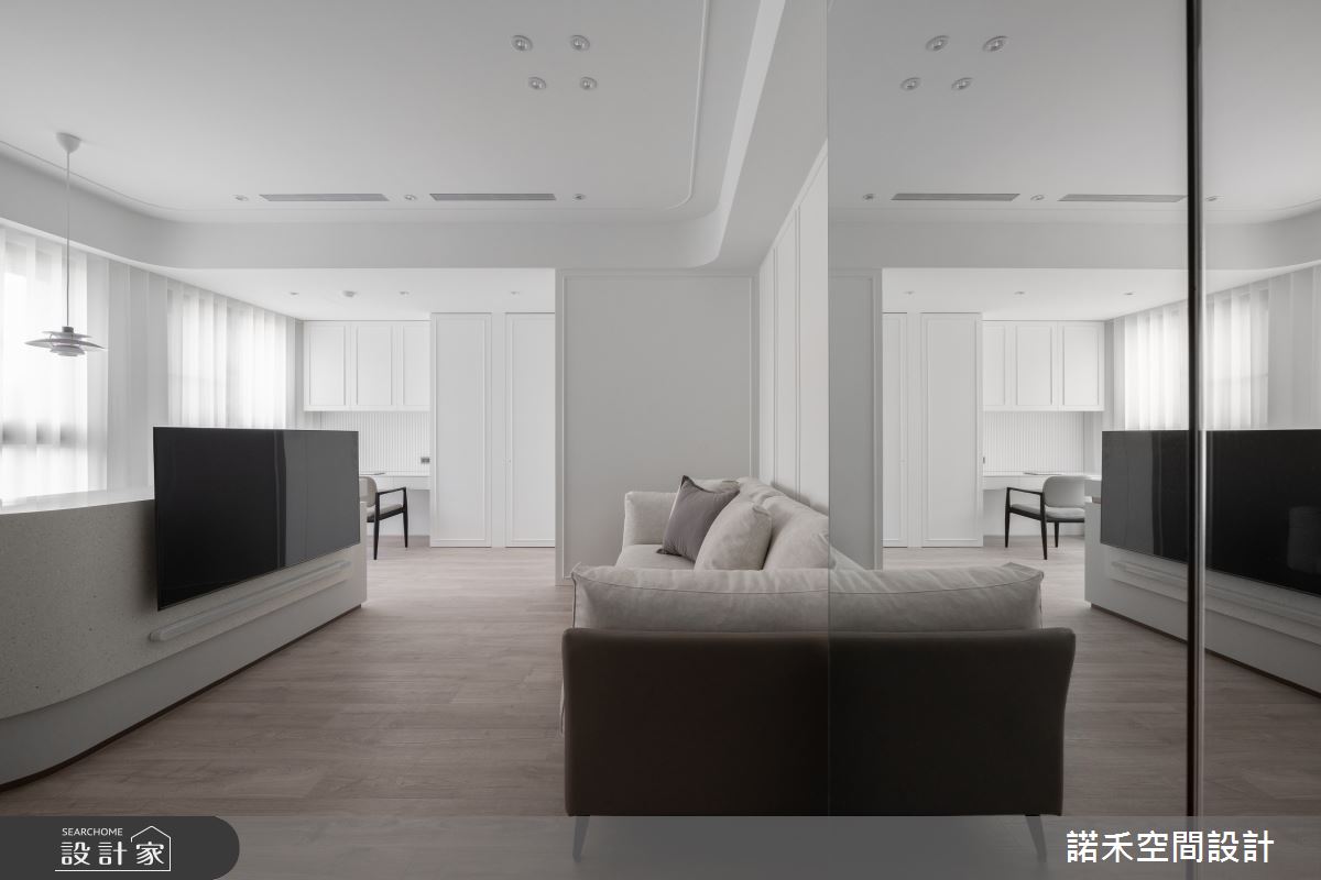 12坪新成屋(5年以下)＿現代風客廳案例圖片＿諾禾空間設計 上碩室內裝修＿諾禾_82.隱逸之1