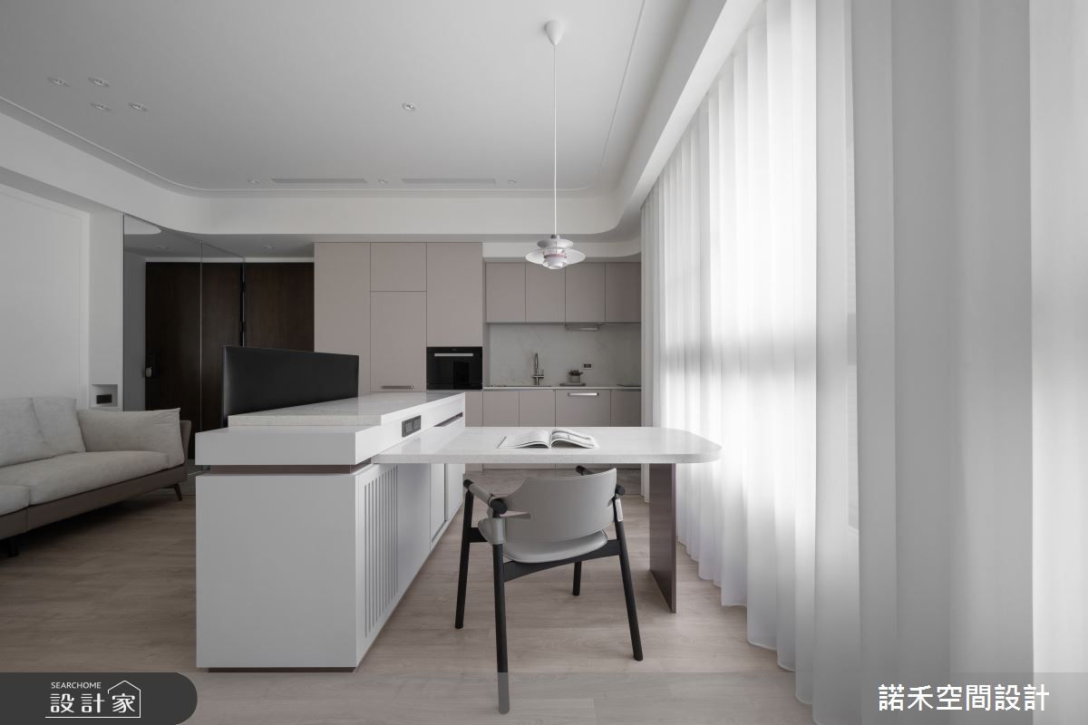12坪新成屋(5年以下)＿現代風玄關客廳餐廳廚房案例圖片＿諾禾空間設計 上碩室內裝修＿諾禾_82.隱逸之9