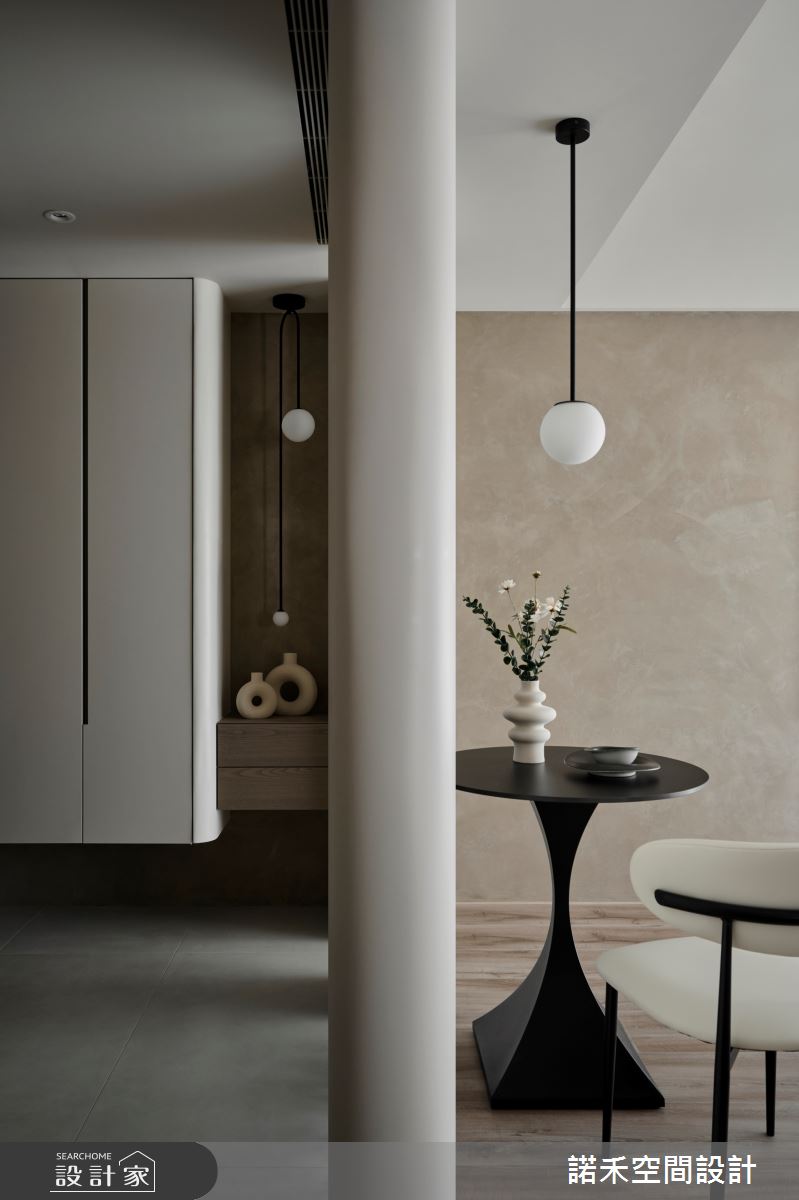 中古屋(5~15年)＿現代風玄關餐廳案例圖片＿諾禾空間設計 上碩室內裝修＿諾禾_84.9點52分行星日落之6