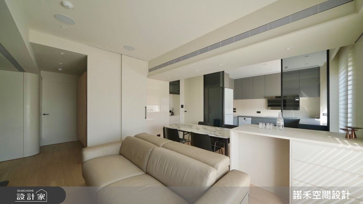 34坪老屋(16~30年)＿現代風客廳餐廳廚房中島案例圖片＿諾禾空間設計 上碩室內裝修＿諾禾_85之3