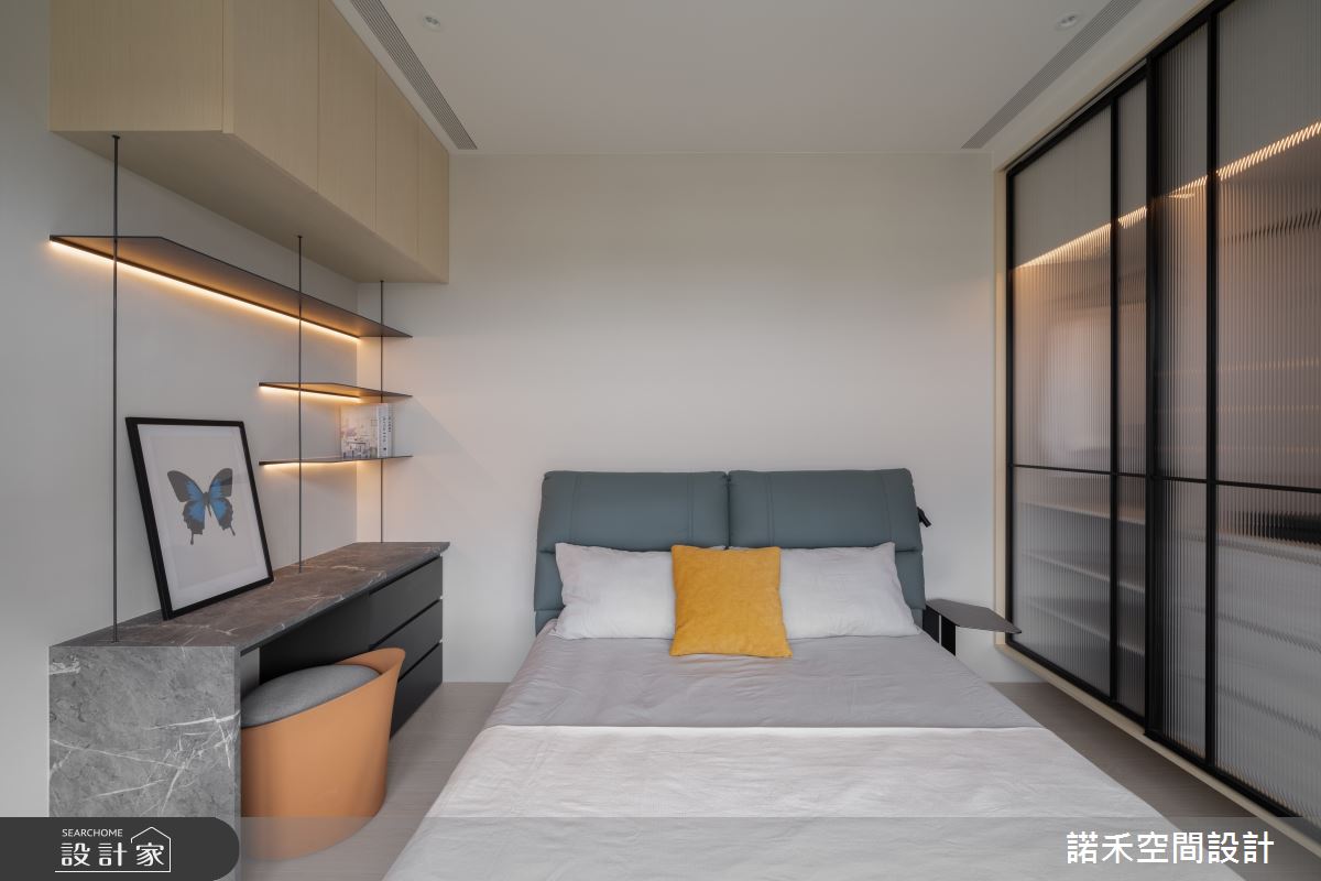 24坪新成屋(5年以下)＿現代風臥室案例圖片＿諾禾空間設計 上碩室內裝修＿諾禾_86.灰豁之18