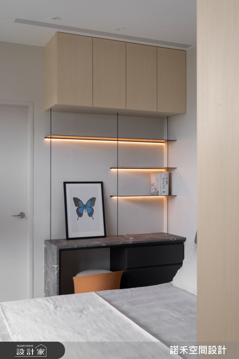 24坪新成屋(5年以下)＿現代風臥室案例圖片＿諾禾空間設計 上碩室內裝修＿諾禾_86.灰豁之19