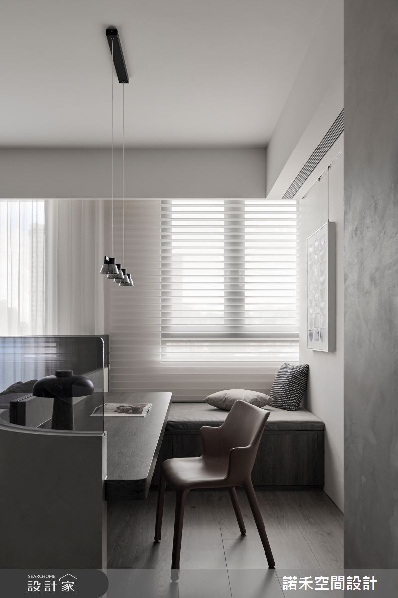 24坪預售屋＿現代風書房案例圖片＿諾禾空間設計 上碩室內裝修＿諾禾_87.澗水湛如藍之16