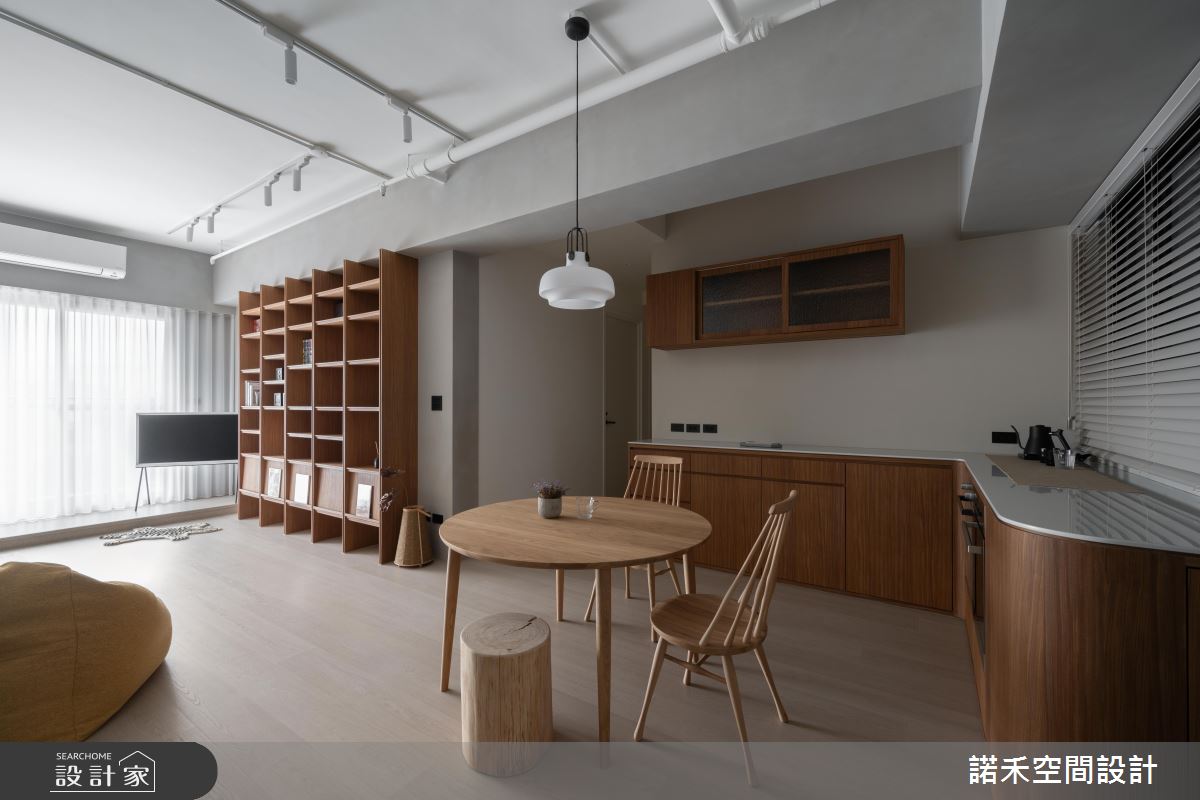 23坪新成屋(5年以下)＿北歐風客廳餐廳案例圖片＿諾禾空間設計 上碩室內裝修＿諾禾_90.靜以載光之12