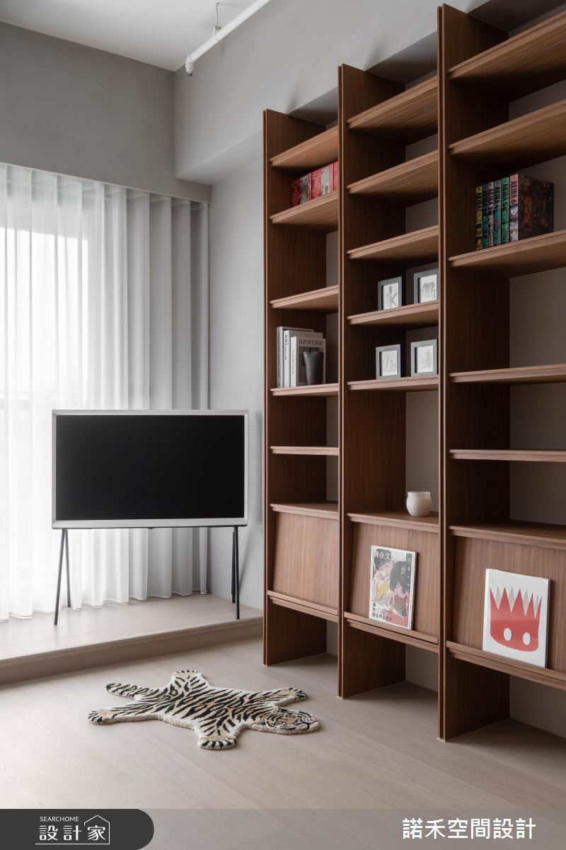 23坪新成屋(5年以下)＿北歐風客廳案例圖片＿諾禾空間設計 上碩室內裝修＿諾禾_90.靜以載光之16