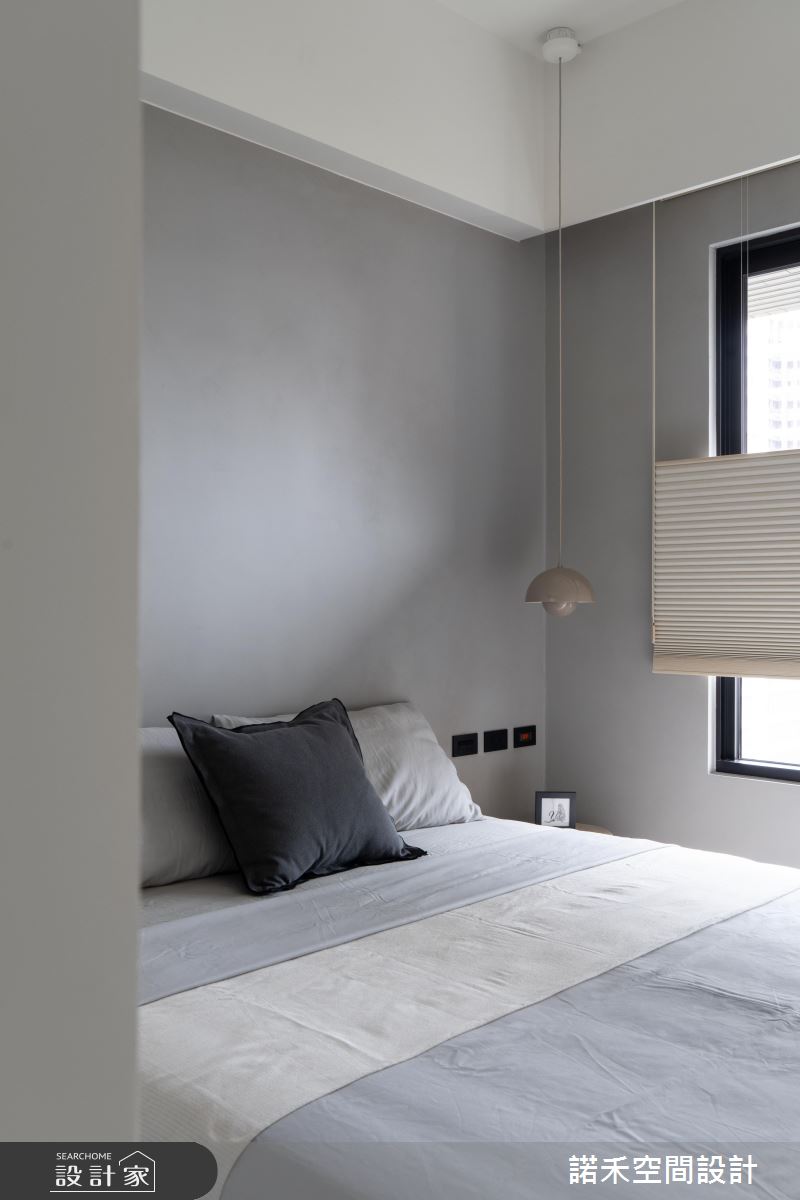 23坪新成屋(5年以下)＿北歐風臥室案例圖片＿諾禾空間設計 上碩室內裝修＿諾禾_90.靜以載光之20