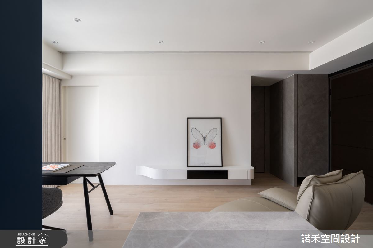 12坪新成屋(5年以下)＿混搭風客廳書房案例圖片＿諾禾空間設計 上碩室內裝修＿諾禾_92.靜謐之境之6
