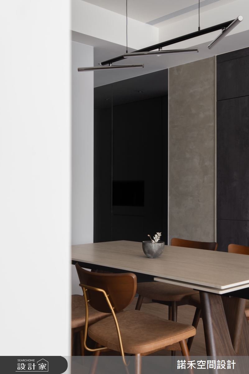 36坪新成屋(5年以下)＿現代風餐廳案例圖片＿諾禾空間設計 上碩室內裝修＿諾禾_94.靜山映序之12