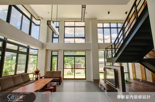 130坪新成屋(5年以下)＿普普風客廳樓梯案例圖片＿專勝室內設計 JS Design＿專勝_01之10