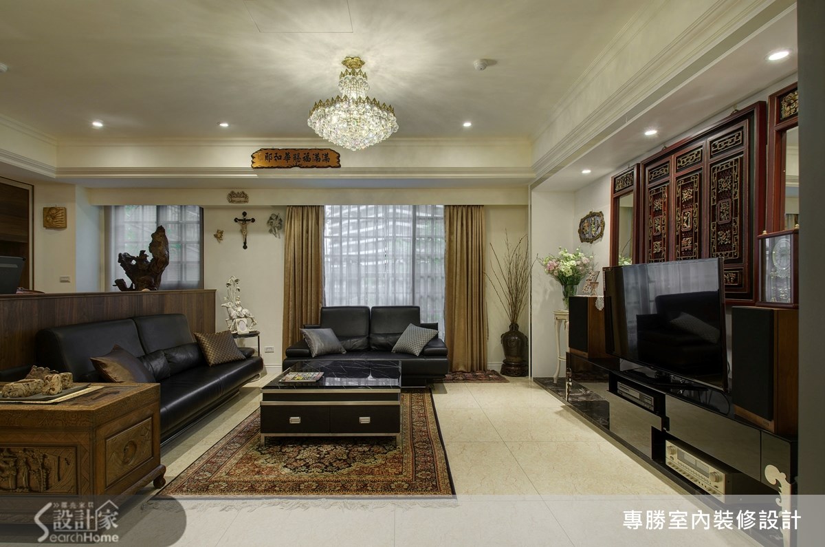 40坪新成屋(5年以下)＿混搭風客廳案例圖片＿專勝室內設計 JS Design＿專勝_03之4