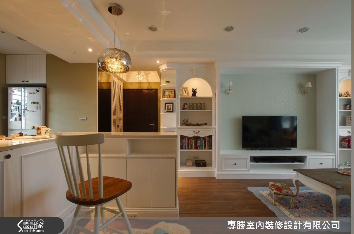 19坪新成屋(5年以下)＿鄉村風玄關客廳餐廳案例圖片＿專勝室內設計 JS Design＿專勝_05之13