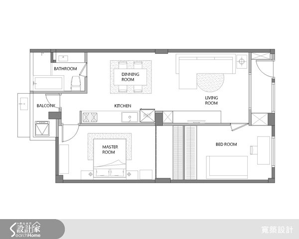 20坪老屋(16~30年)＿美式風案例圖片＿寬築設計有限公司＿寬築_08之18