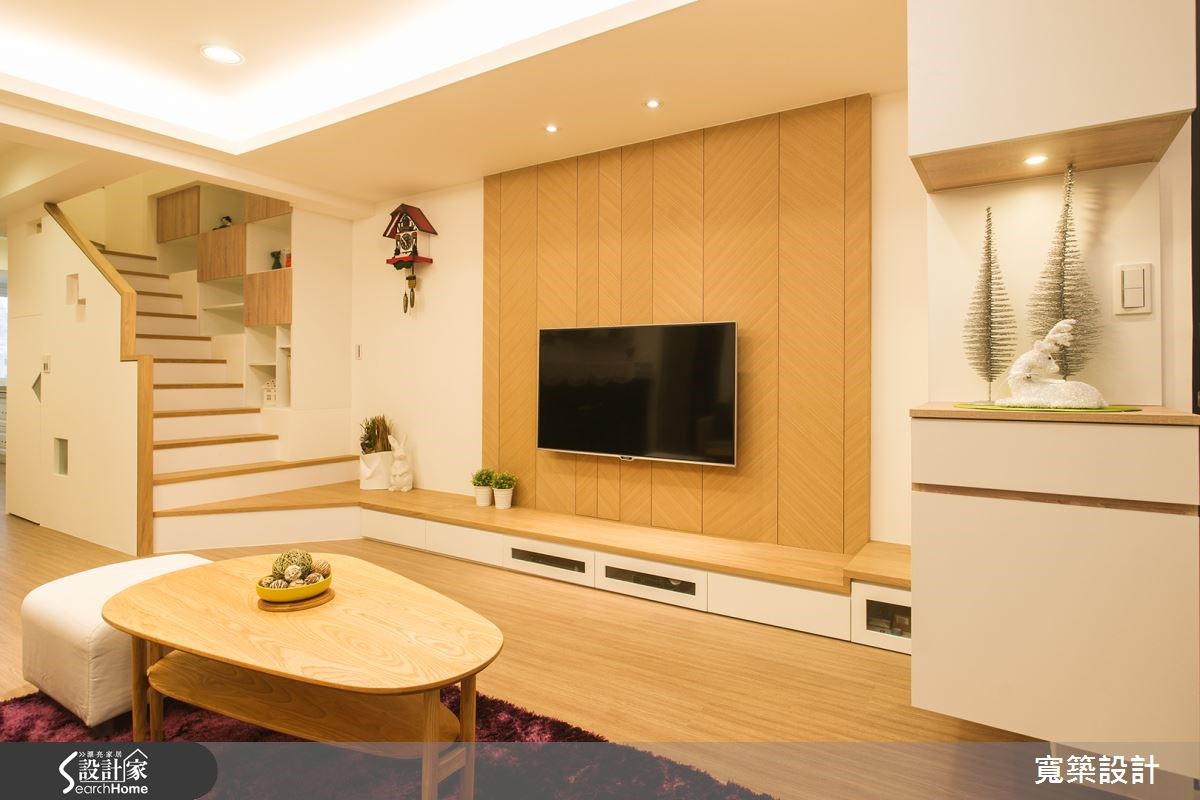 40坪老屋(16~30年)＿簡約風客廳案例圖片＿寬築設計有限公司＿寬築_16之1