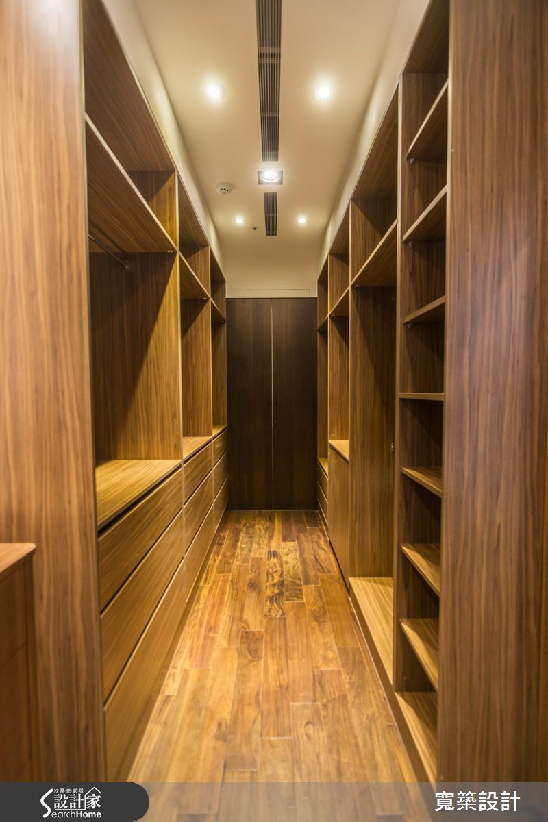 84坪新成屋(5年以下)＿簡約風更衣間案例圖片＿寬築設計有限公司＿寬築_17之16