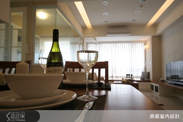 33坪新成屋(5年以下)＿鄉村風客廳餐廳臥榻案例圖片＿原晨室內設計＿原晨_04之6