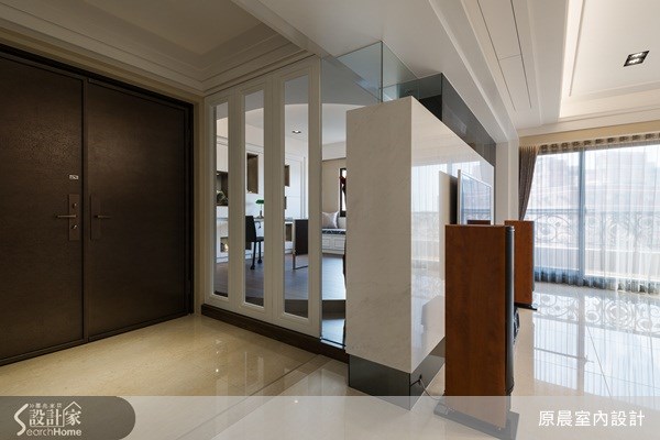 80坪新成屋(5年以下)＿新古典玄關案例圖片＿原晨室內設計＿原晨_10之1