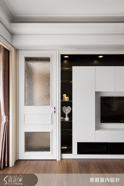 80坪新成屋(5年以下)＿新古典客廳案例圖片＿原晨室內設計＿原晨_10之5