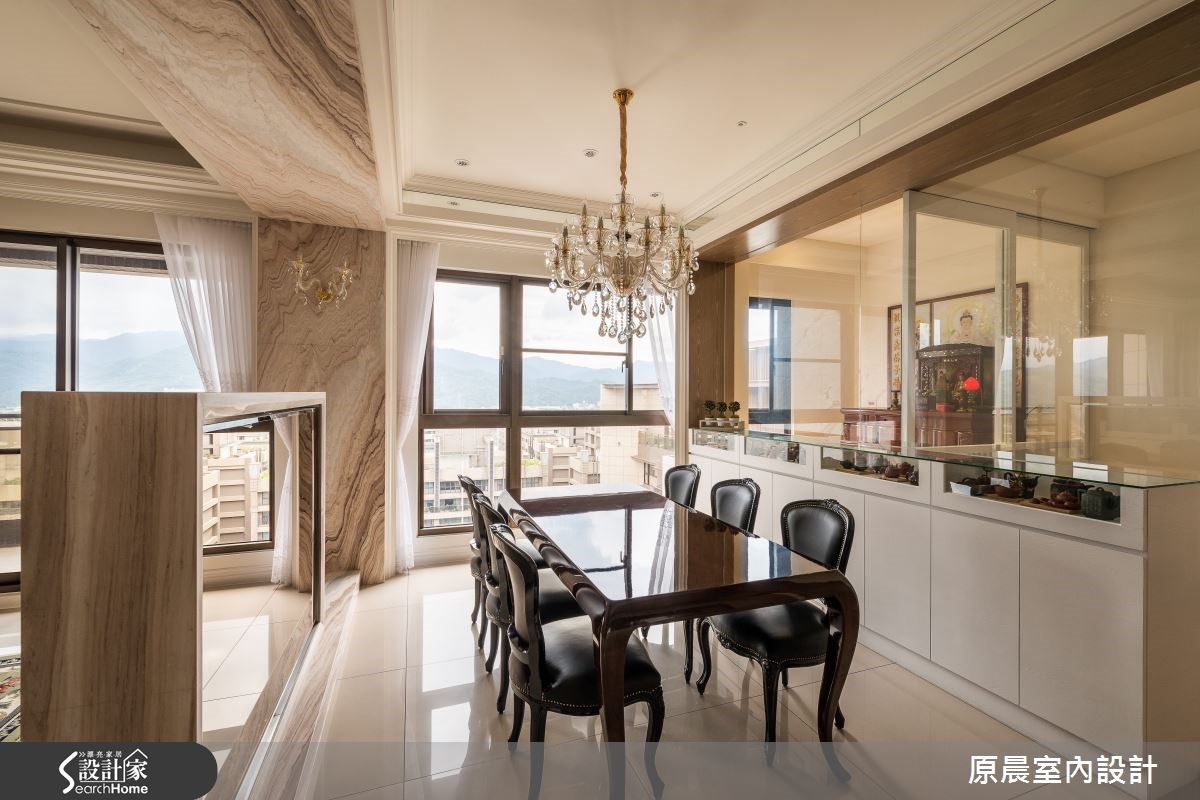 45坪新成屋(5年以下)＿新古典餐廳佛堂案例圖片＿原晨室內設計＿原晨_11之10