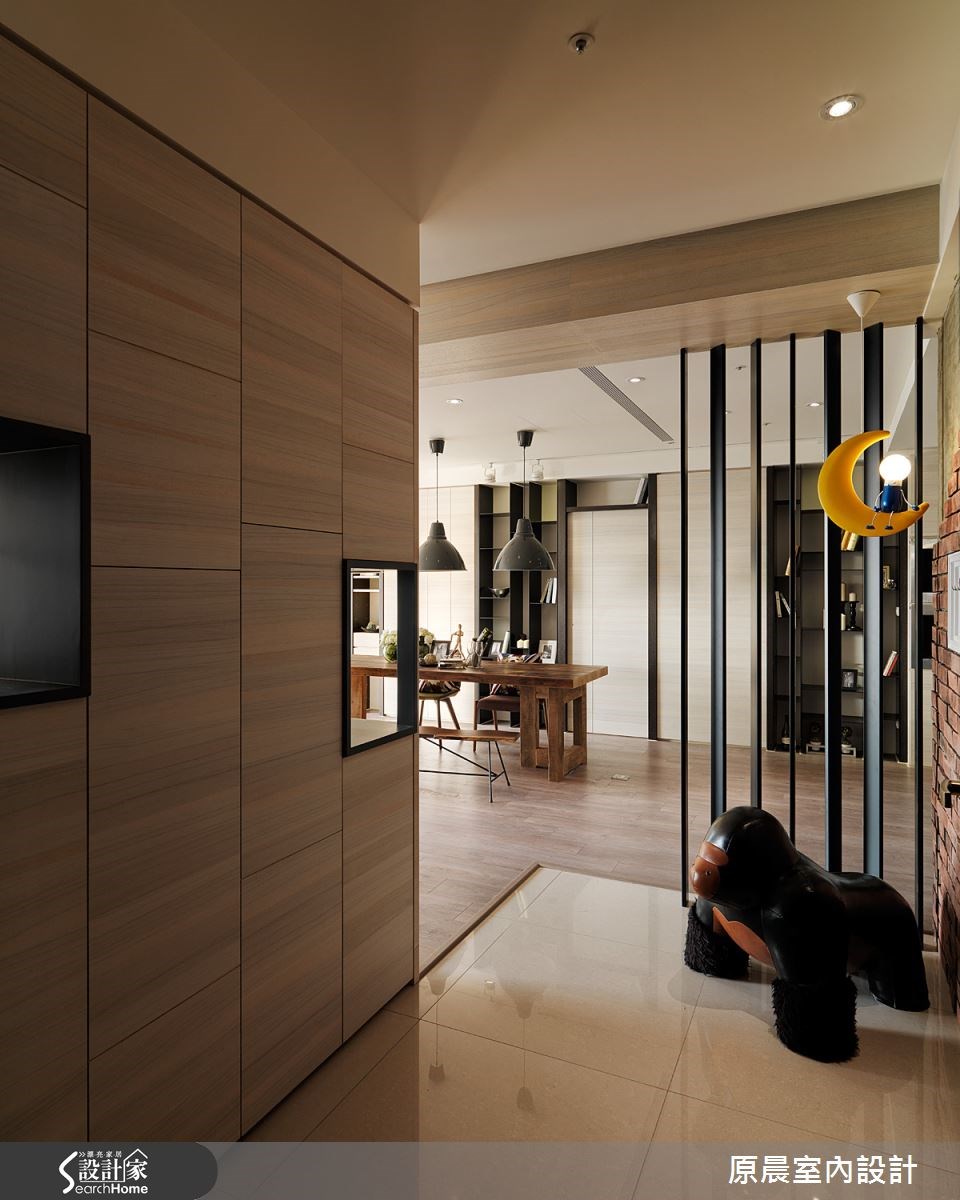 60坪新成屋(5年以下)＿混搭風玄關餐廳案例圖片＿原晨室內設計＿原晨_12之1