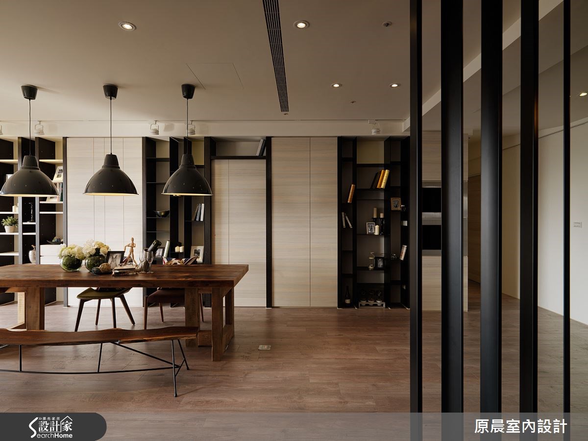 60坪新成屋(5年以下)＿混搭風餐廳案例圖片＿原晨室內設計＿原晨_12之8