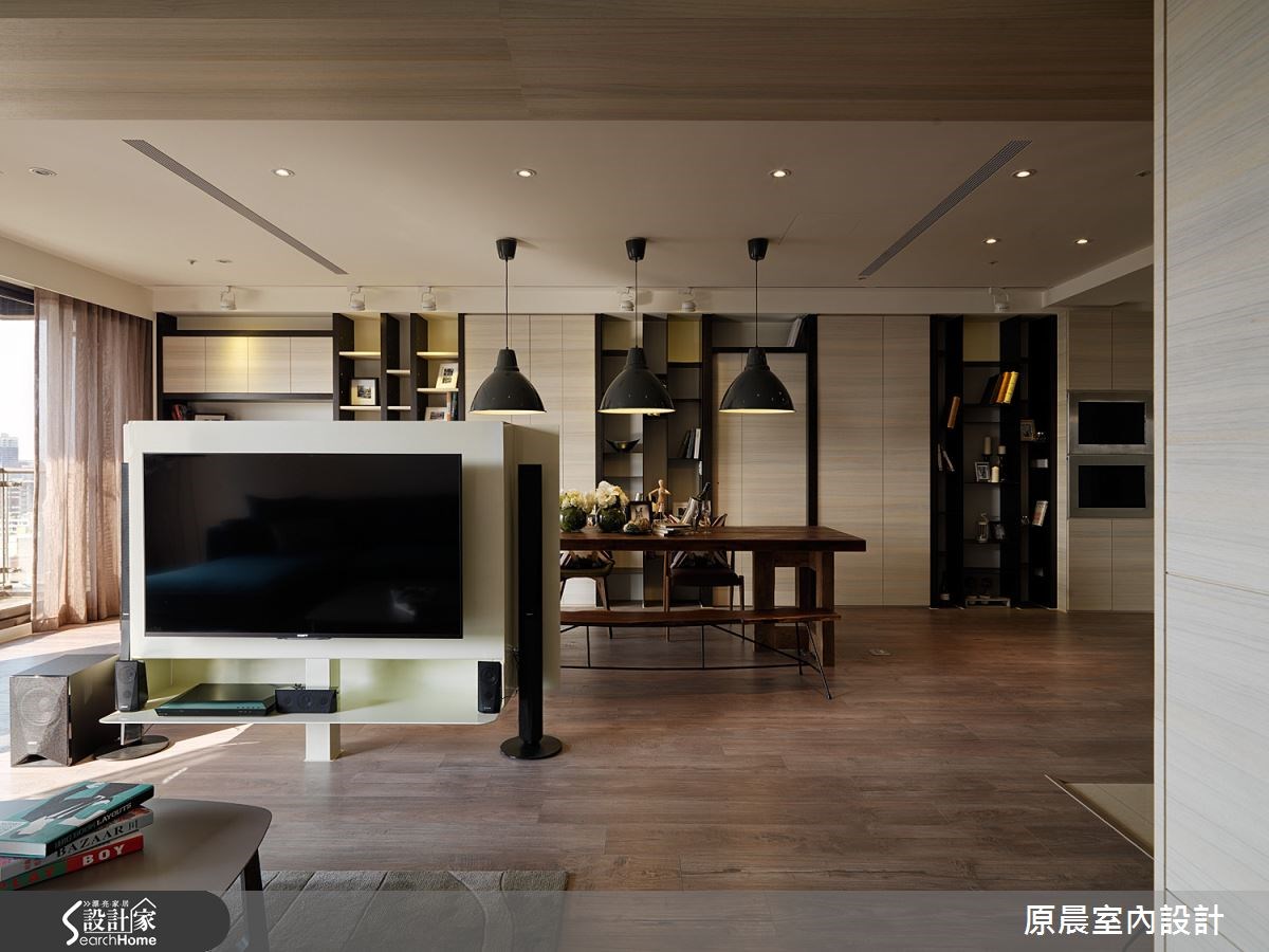 60坪新成屋(5年以下)＿混搭風客廳餐廳案例圖片＿原晨室內設計＿原晨_12之11