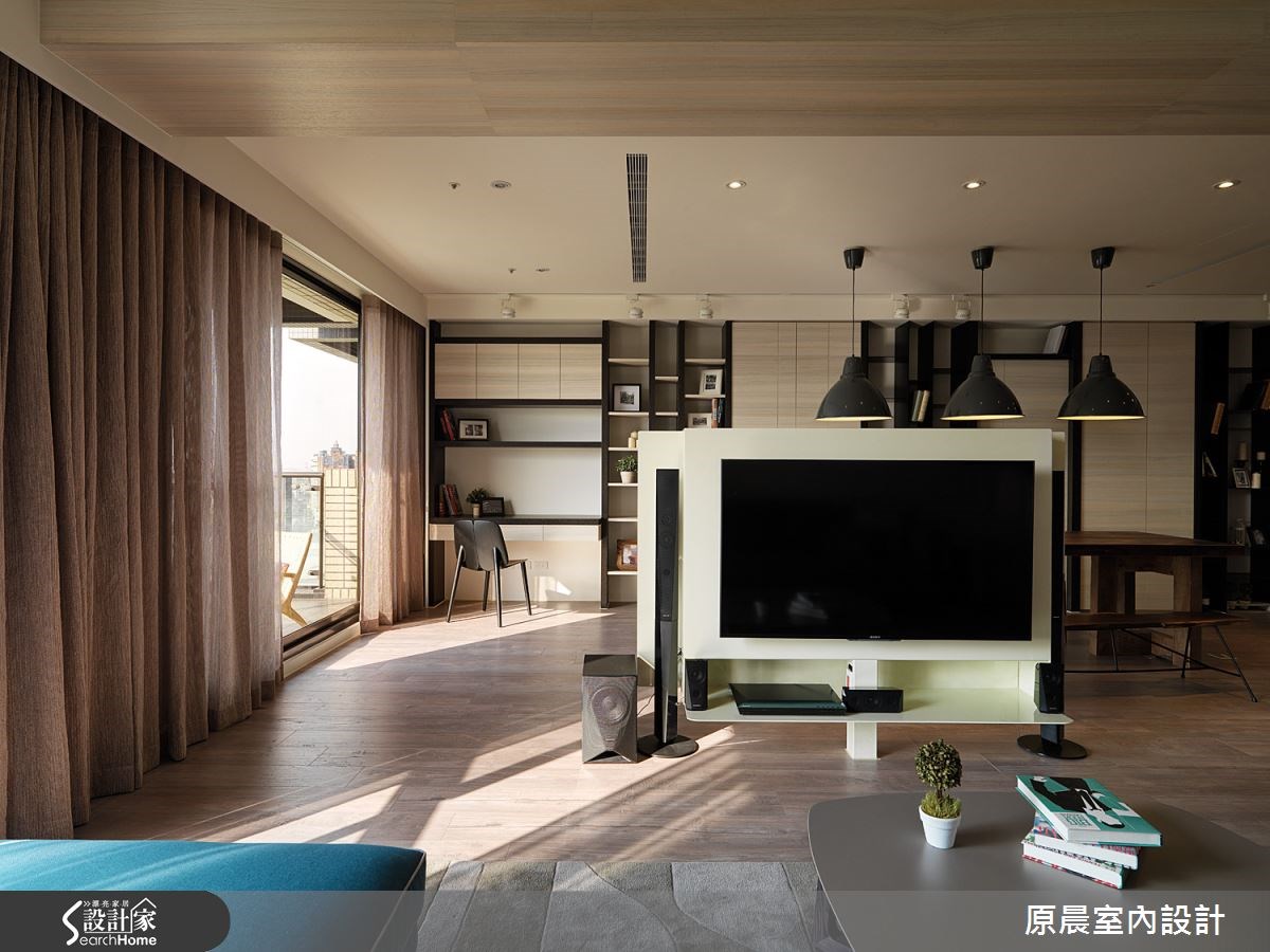 60坪新成屋(5年以下)＿混搭風客廳餐廳案例圖片＿原晨室內設計＿原晨_12之13