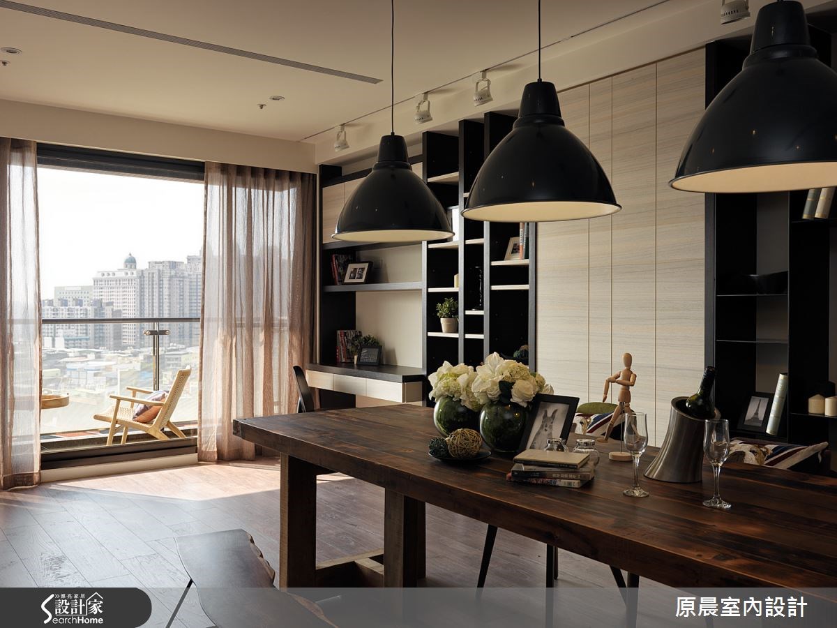 60坪新成屋(5年以下)＿混搭風客廳餐廳案例圖片＿原晨室內設計＿原晨_12之21