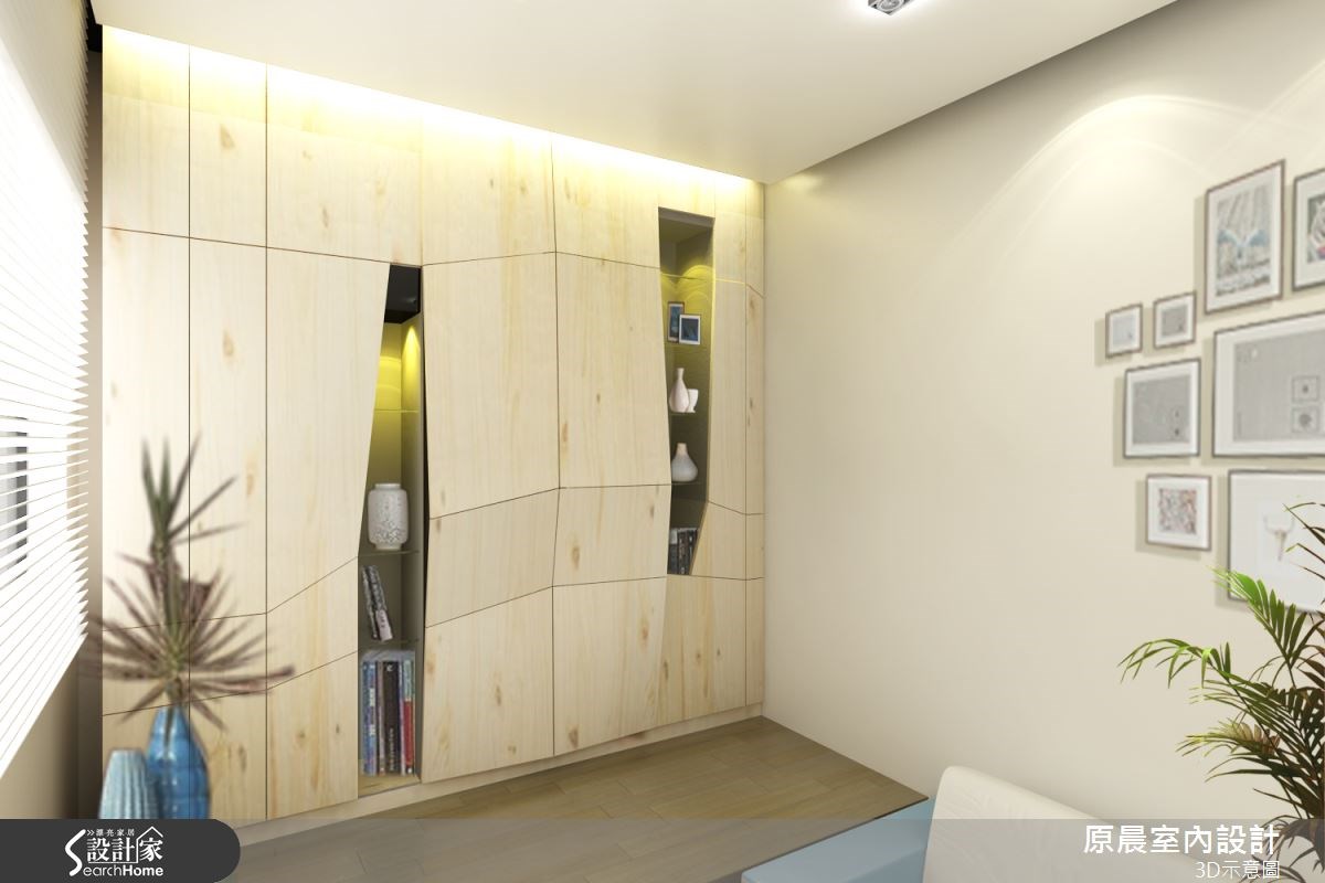 18坪新成屋(5年以下)＿現代風客廳案例圖片＿原晨室內設計＿原晨_13之4