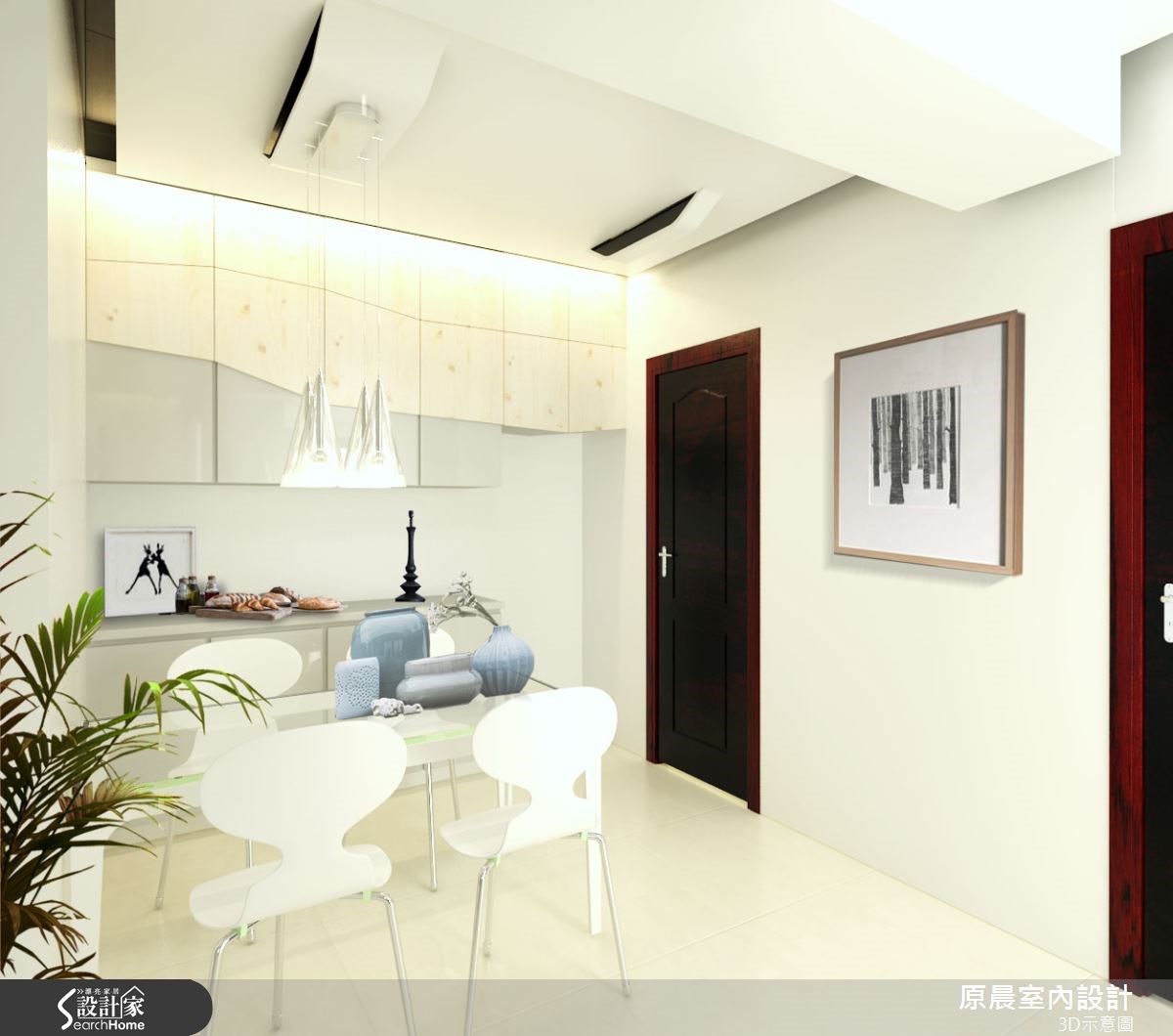 18坪新成屋(5年以下)＿現代風餐廳案例圖片＿原晨室內設計＿原晨_13之5