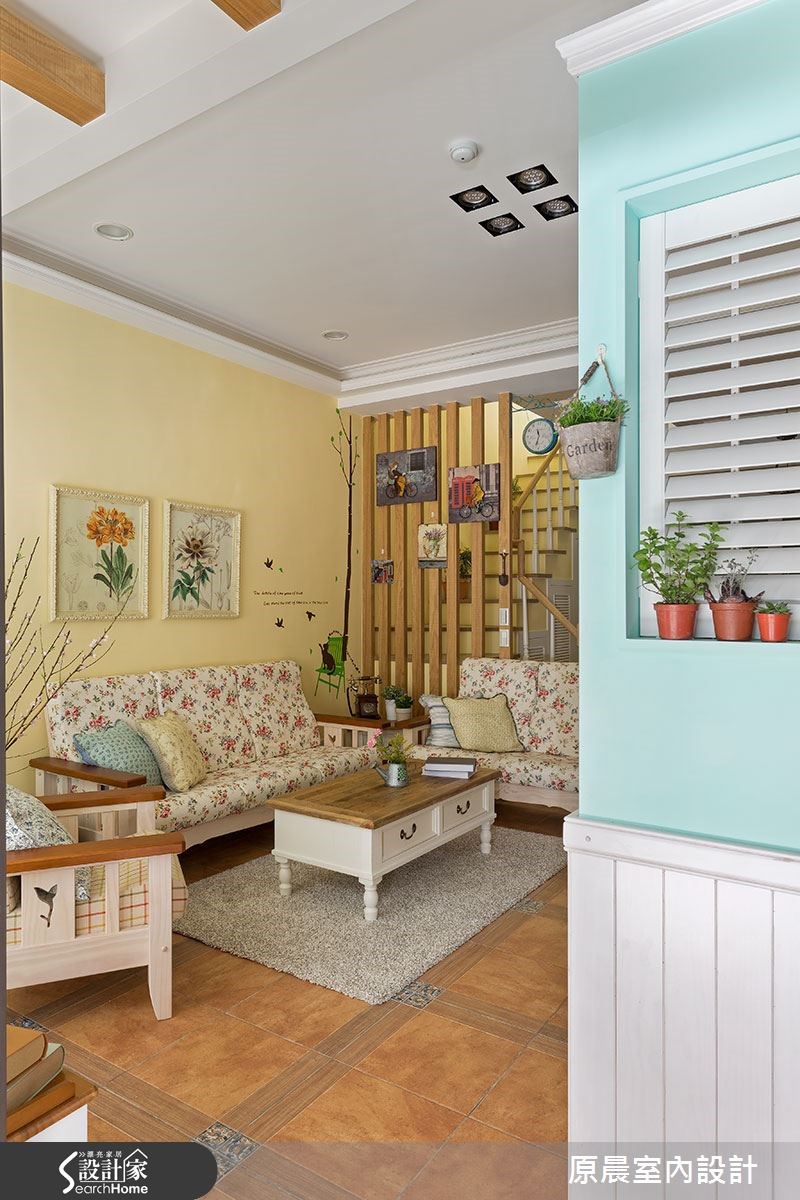 40坪老屋(16~30年)＿鄉村風客廳案例圖片＿原晨室內設計＿原晨_14之1