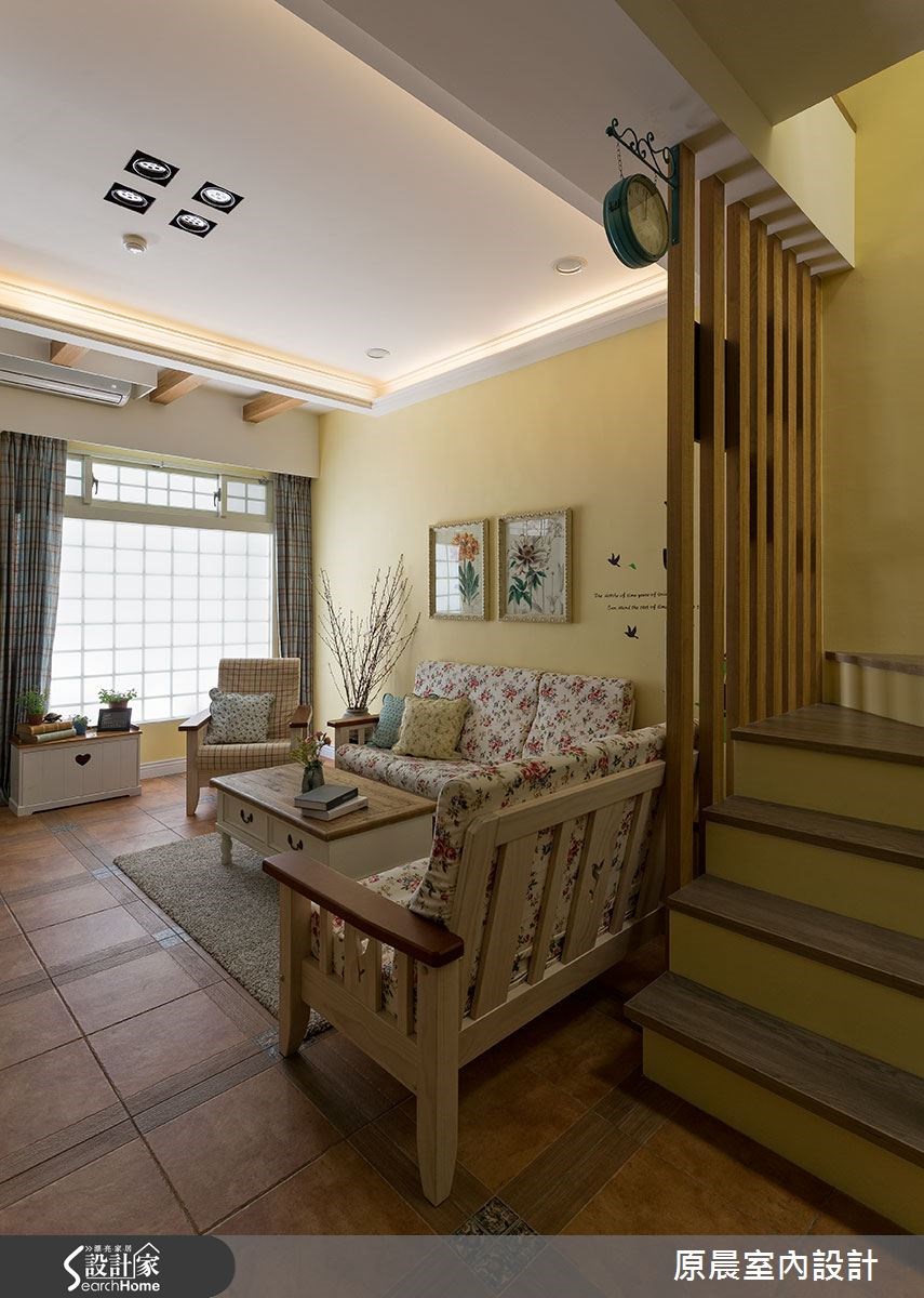 40坪老屋(16~30年)＿鄉村風客廳案例圖片＿原晨室內設計＿原晨_14之5