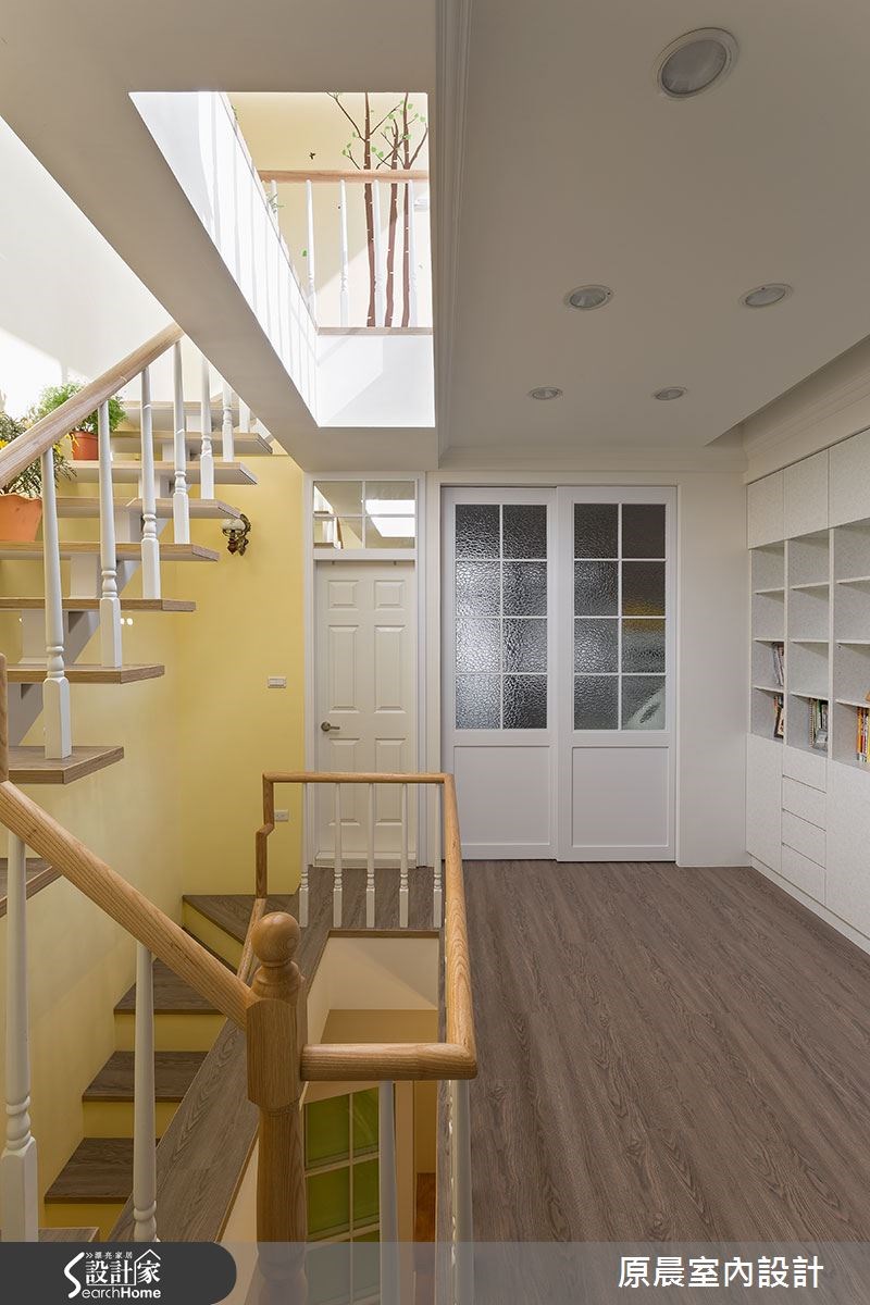 40坪老屋(16~30年)＿鄉村風樓梯案例圖片＿原晨室內設計＿原晨_14之17