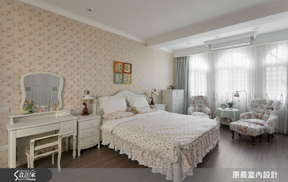 40坪老屋(16~30年)＿鄉村風臥室案例圖片＿原晨室內設計＿原晨_14之20