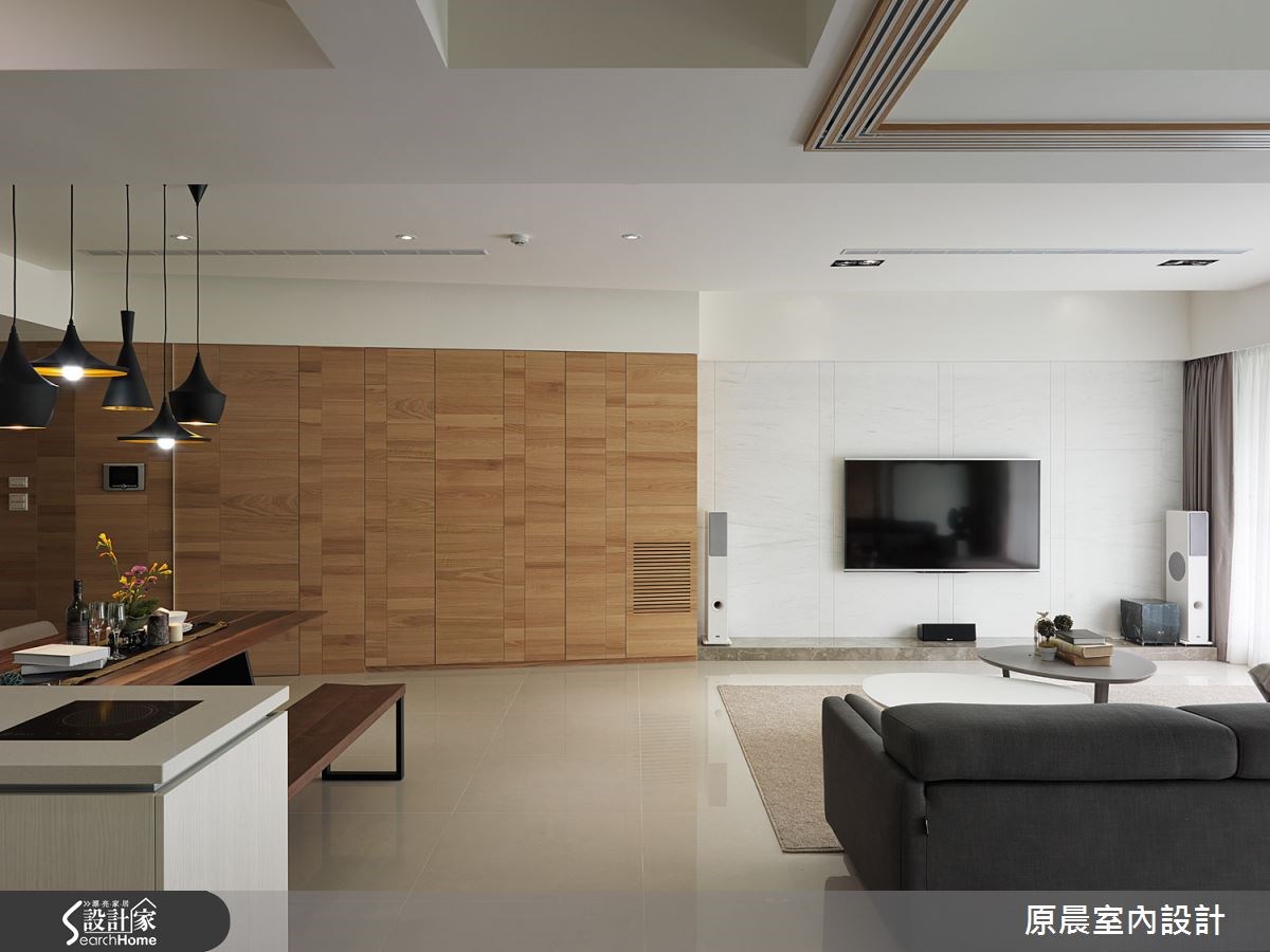 45坪新成屋(5年以下)＿休閒風客廳案例圖片＿原晨室內設計＿原晨_15之19