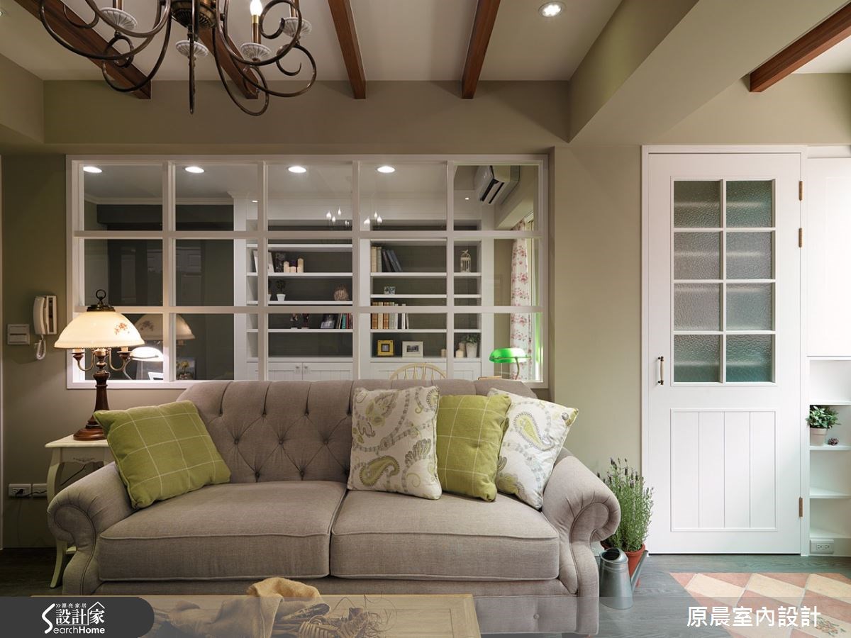 26坪老屋(16~30年)＿鄉村風客廳案例圖片＿原晨室內設計＿原晨_16之6