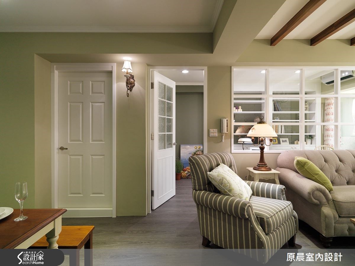 26坪老屋(16~30年)＿鄉村風客廳案例圖片＿原晨室內設計＿原晨_16之10