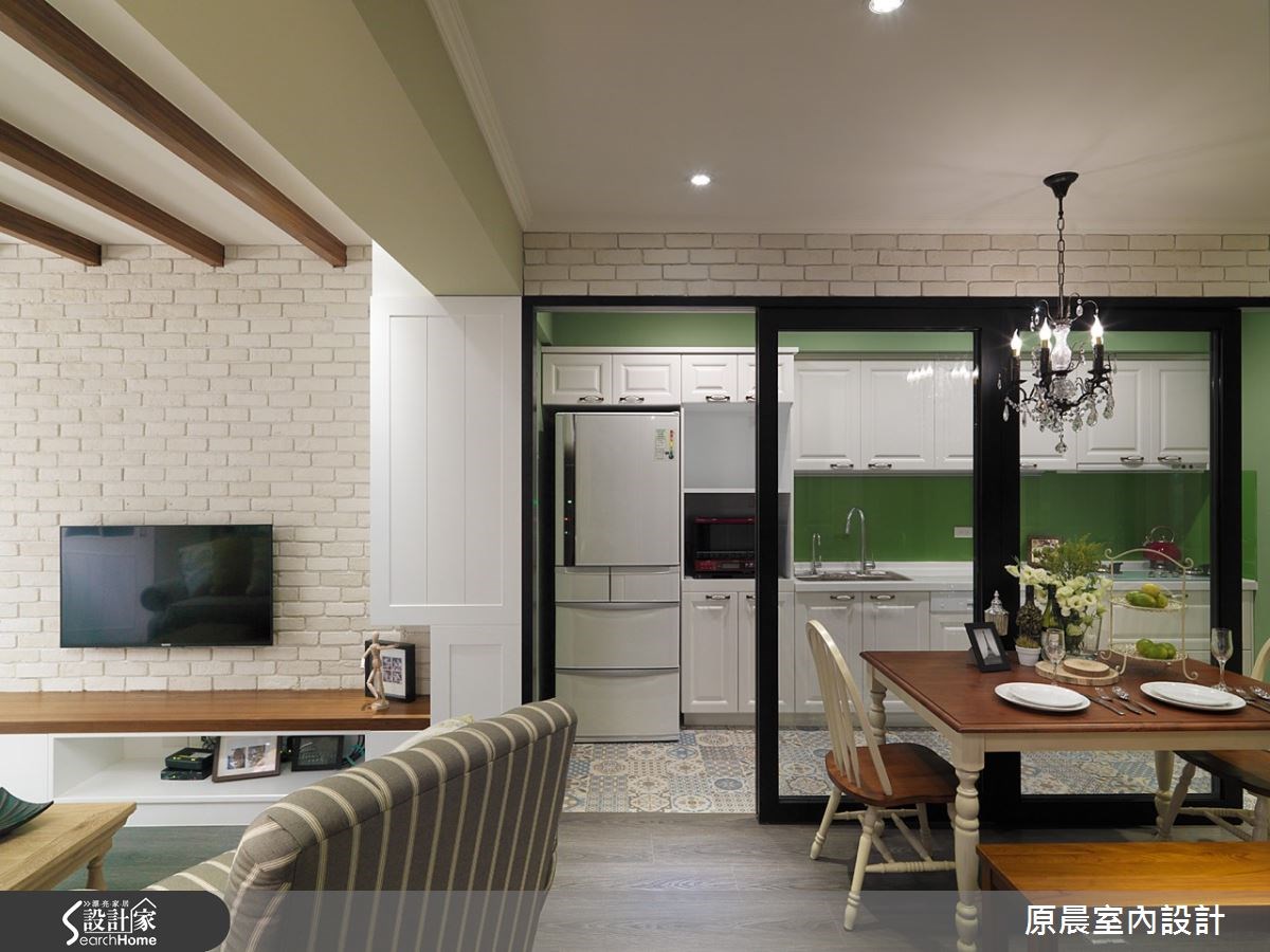 26坪老屋(16~30年)＿鄉村風客廳案例圖片＿原晨室內設計＿原晨_16之11