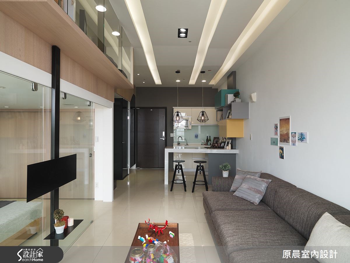 12坪新成屋(5年以下)＿現代風客廳案例圖片＿原晨室內設計＿原晨_17之7