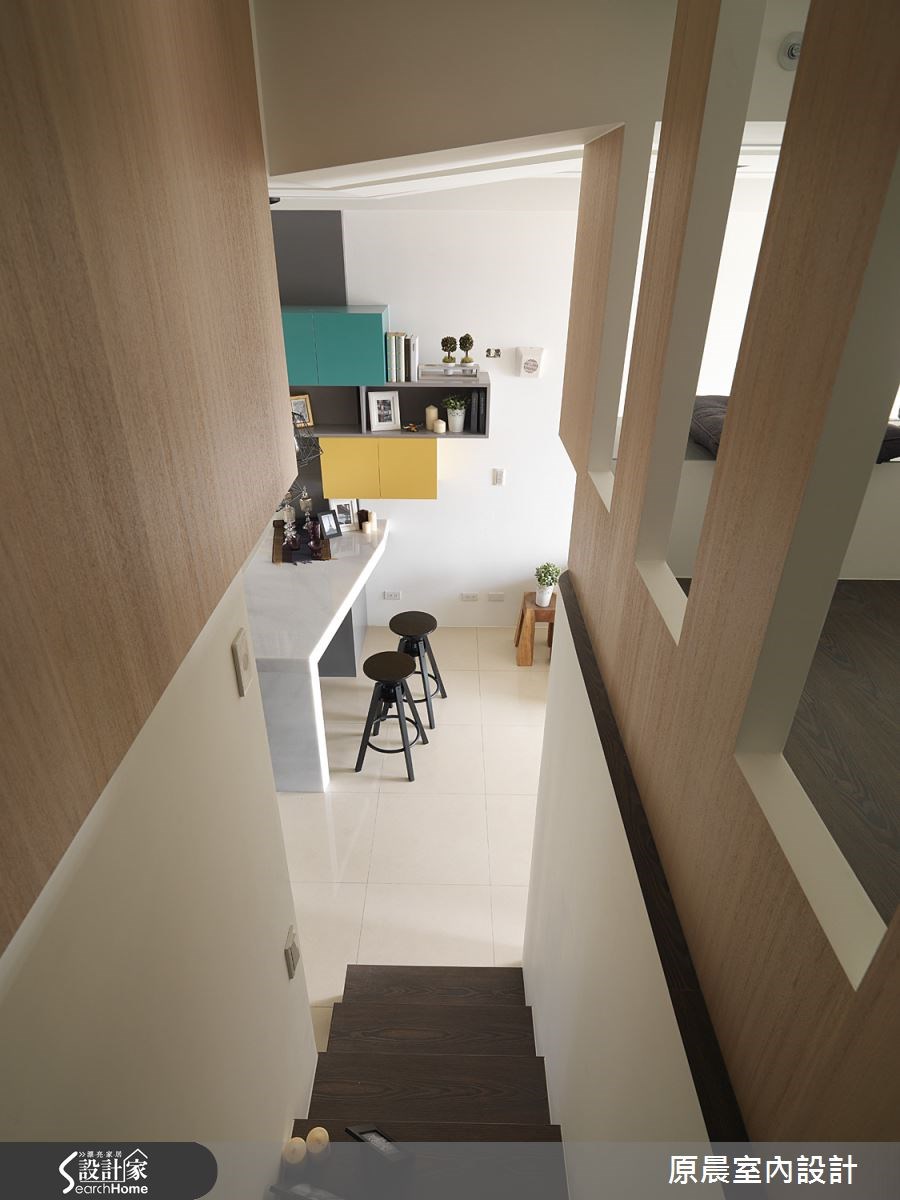 12坪新成屋(5年以下)＿現代風樓梯案例圖片＿原晨室內設計＿原晨_17之17