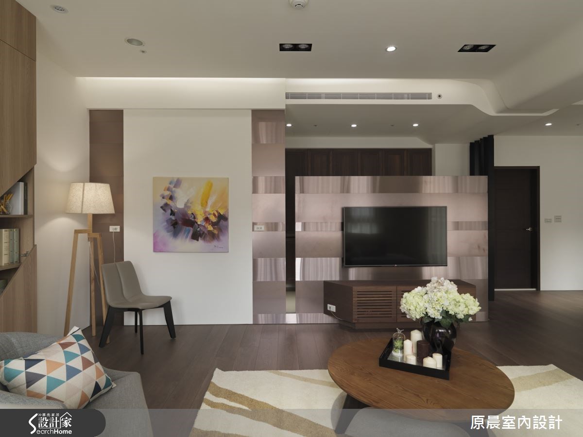 50坪新成屋(5年以下)＿休閒風客廳案例圖片＿原晨室內設計＿原晨_18之7