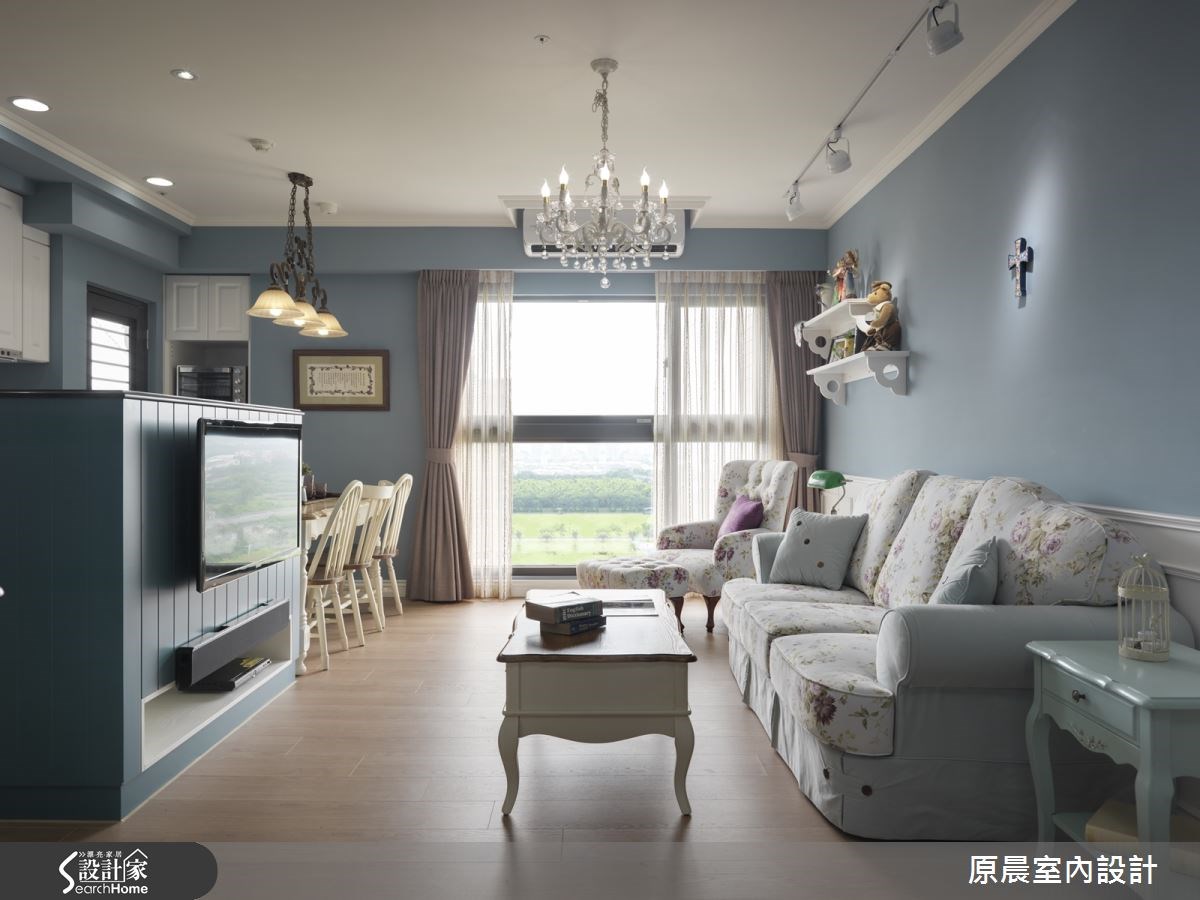 20坪預售屋＿鄉村風客廳餐廳案例圖片＿原晨室內設計＿原晨_19之3