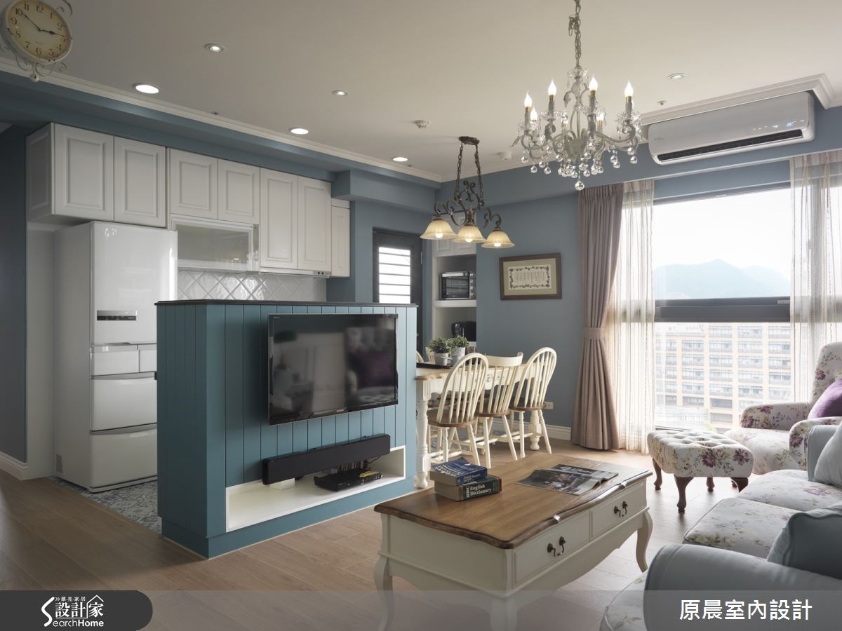 20坪預售屋＿鄉村風客廳餐廳案例圖片＿原晨室內設計＿原晨_19之4