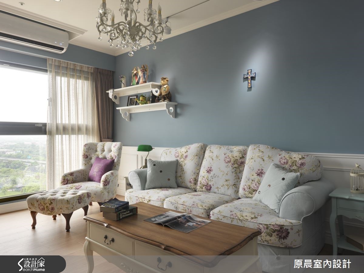 20坪預售屋＿鄉村風客廳案例圖片＿原晨室內設計＿原晨_19之5