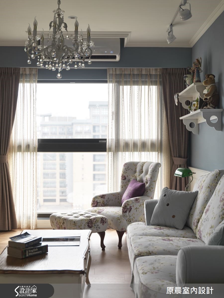20坪預售屋＿鄉村風客廳案例圖片＿原晨室內設計＿原晨_19之6
