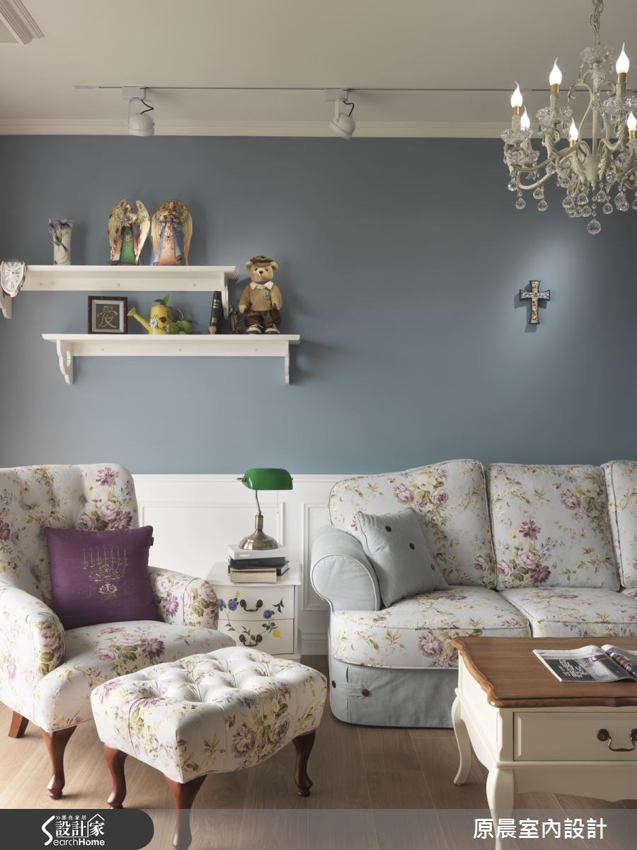 20坪預售屋＿鄉村風客廳案例圖片＿原晨室內設計＿原晨_19之7
