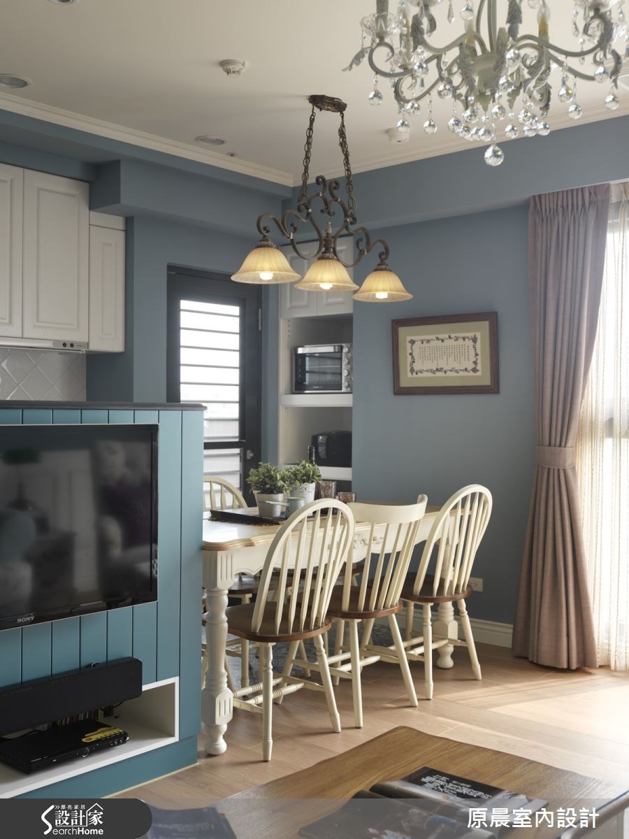 20坪預售屋＿鄉村風客廳餐廳廚房案例圖片＿原晨室內設計＿原晨_19之10