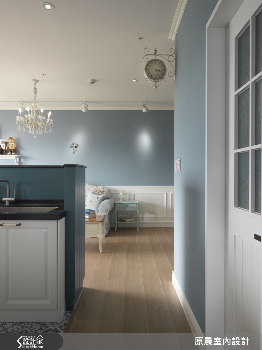 20坪預售屋＿鄉村風廚房走廊案例圖片＿原晨室內設計＿原晨_19之13